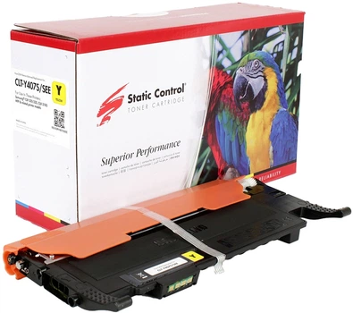 Картридж Static Control Parrot совместимый аналог Samsung CLT-Y407S Yellow (002-02RY407SSEE)