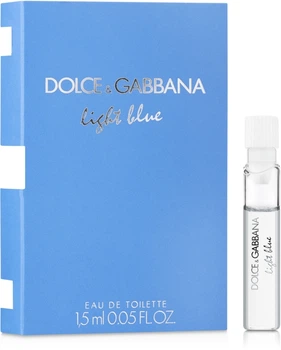 Пробник Туалетна вода для жінок Dolce&Gabbana Light Blue 1.5 мл