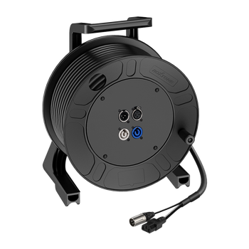 Спикерный и силовой кабель с барабаном ROXTONE CDPS010-IECL15, 15 м