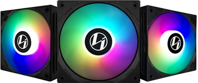 Набор вентиляторов Lian Li ST120-3 Triple Black (G99.12ST3B.00)