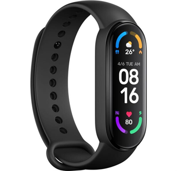 Фітнес-браслет Xiaomi Mi Smart Band 6 Black (XMSH15HM); 1.56" (486x152) AMOLED сенсорний / Bluetooth 5.0 / 5 ATM / 125 маг / чорний