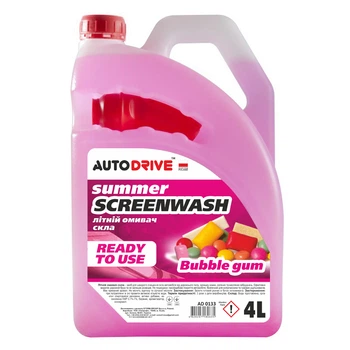 Cтеклоомыватель летний Auto Drive Bubble Gum 4L (AD0133)