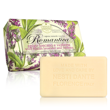Італійське мило Nesti Dante Romantica Spigo Toscano & Verbena 250 гр