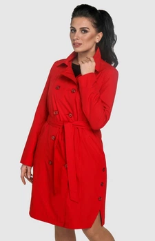 Плащ Exclusive moda М-166 56 Червоний