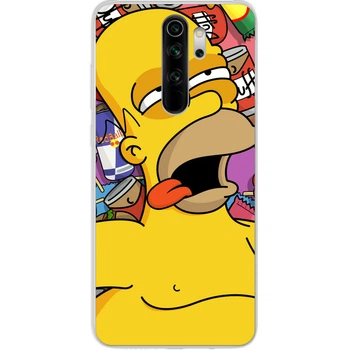 Силиконовый бампер Casemarket с изображением для Xiaomi Redmi Note 8 Pro Симпсон