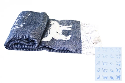 Плед хлопковый LightHouse Cats синий 140x200 2200000552112