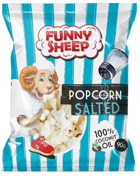 Попкорн Funny Sheep солоний 90 г