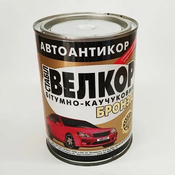 Битумно-каучуковая мастика Велвана 0,8 кг бронзовый (2862)