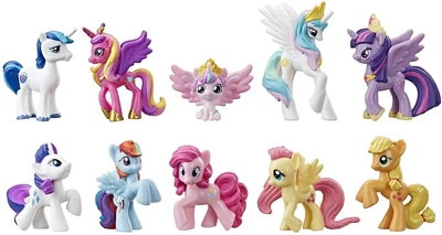 Игровой набор My Little Pony Друзья Эквестрии 10 пони Rainbow Equestria Favorites, Includes 10 pony Figures