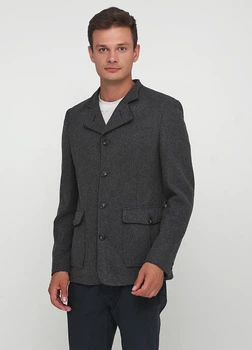 Напівпальто WESENPRINZ сіре (84-PA-24-03-grey-48)