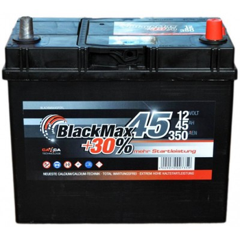 Аккумулятор автомобильный BlackMax 45А ТК (+/-) (B4022)