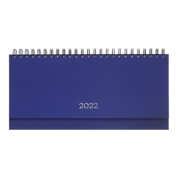 Планинг датированный Buromax Monochrome 2022 320х125 мм 120 страниц синий (BM.2593-02)