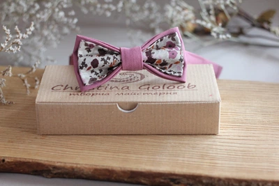 Галстук-бабочка Christina Goloob Romantik one size Пепел розы