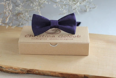 Галстук-бабочка Christina Goloob Autumn one size Темно-фиолетовый