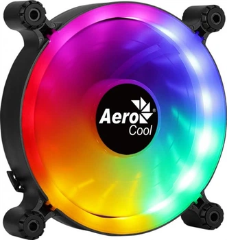 Вентилятор AeroCool Spectro 12 FRGB 120 мм з FRGB-підсвіткою чорний