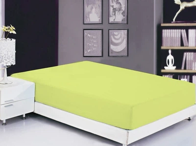 Простынь на резинке (Sunny Lime) TAG tekstil 180х200х20 см 000163507
