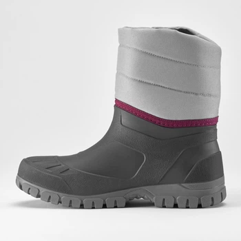 Жіночі чоботи QUECHUA SH100 Warm для зимового туризму сірі EU40/41