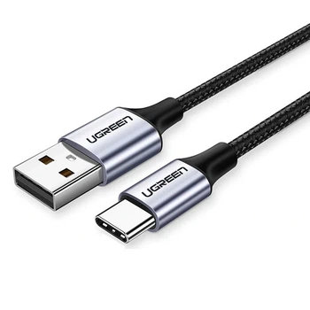 USB кабель Ugreen для зарядки джойстика PS5 Dualsense черный 3 метра