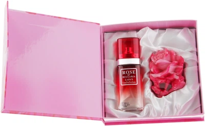 Подарунковий набір для жінок "Rose" - Bulgarska Rosa "Rose" (soap/40g + edp/25ml) (398503-4009)