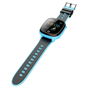 Детские умные смарт часы телефон c GPS Baby Smart Watch Supero Original Hw11 Aqua Pluse Сине-Черные