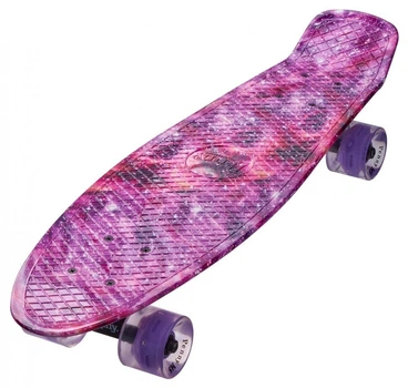Пенниборд Penny Maraton Longboard 27 дюймов розовый космос