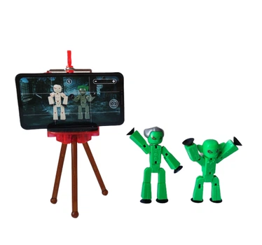 Набор фигурок для анимационного творчества StikBot со штативом для съёмки (серия Монстры) JM-03E