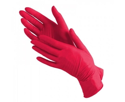 Перчатки нитриловые Medicom SafeTouch Red М красные 4,0 грамм 100 шт (001053)