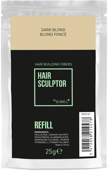 Пудра Sibel Hair Sculptor Refill для объема и утолщения волос Темный блонд 25 г (5412058214578)