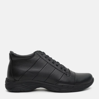 Мужские зимние ботинки кожаные Prime Shoes 665 Black Leather 16-665-30117 43 28.5 см Черные (PS_2000000176529)