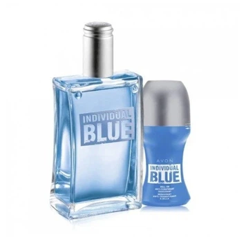 Мужской парфюмерный набор Avon Individual Blue(туалетная вода 100 мл шариковый дезодорант-антипреспирант 50 мл)