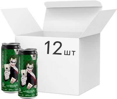 Упаковка пива MIKKI BREW Joker світле нефільтроване 8% 0.33 л х 12 шт. (14820183001266)