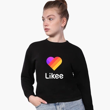 Свитшот для девочек Лайк Сердце (Likee Heart) (9509-1041) 134-140 см Черный