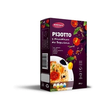 Ризотто с томатами и базиликом Жменька 200 г