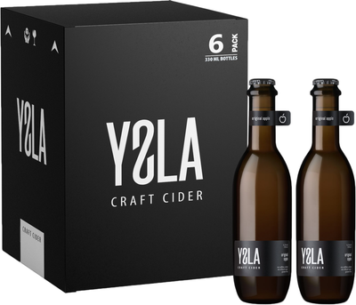 Упавковка сидра YSLA Craft Cider Original Apple 6.5% 0.33 л х 6 шт (4820252850095)