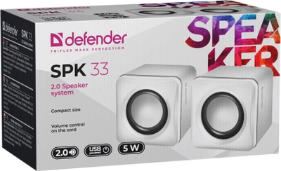 Акустическая система Defender SPK 33 White (65631)