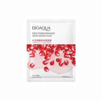 Тканевая маска для лица с экстрактом граната Bioaqua Pomegranate Moisturizing Mask, 25 г