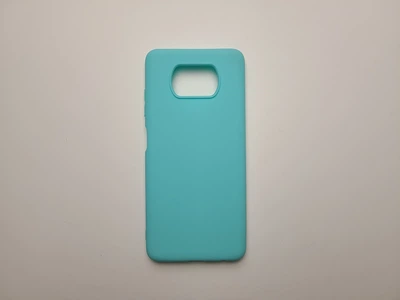 Чехол TPU Matte для Xiaomi Poco X3 бампер бирюзовый