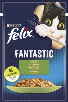 Упаковка влажного корма для котов Purina Felix Fantastic с кроликом в желе 26 шт по 85 г (7613039835517)
