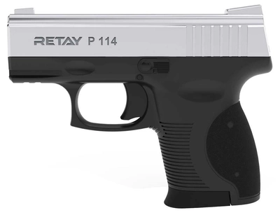 Пистолет стартовый Retay P114 (9мм), никель