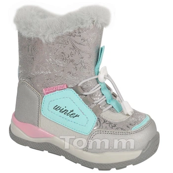 Зимние термо сапоги Tom.M 23 размер 14.8 см Winter Серый