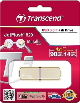 USB Flash Transcend JetFlash 820 USB 3.0 16Gb Gold