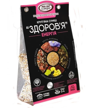 Крупяная смесь "Здоровье" - "ЭНЕРГИЯ" Мак Вар Екопродукт 300г