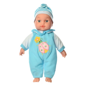 Детская игрушка "Пупс" Limo Toy 580-Q-T 28 см (Божья коровка Голубой)