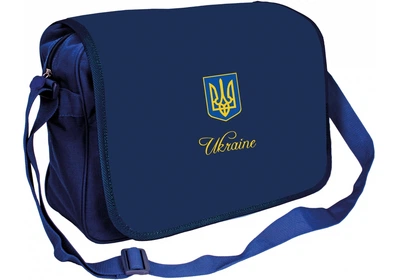 Сумка через плечо Cool for school Трезубец Украины 6-15 л 24х37х10 см синяя (CF85628-04)