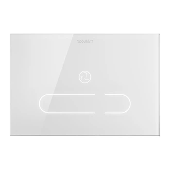 Клавіша змиву, безконтактна Duravit A1 (скло біле) (WD5003012000)