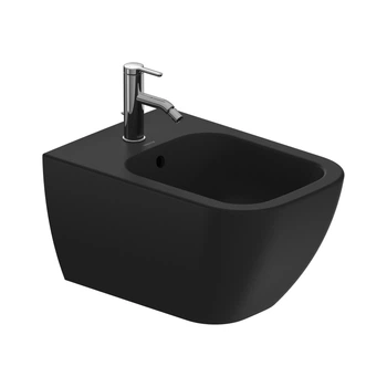 Биде подвесное Duravit Happy D.2, антрацит матовый (2258151300)