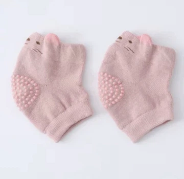 Наколінники для повзання для малюків рожеві Тварини