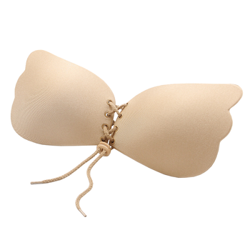 Бюстгальтер-невидимка силиконовый Fly Bra с эффектом Push Up Бежевый (C)