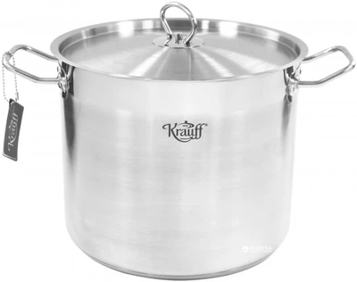 Кастрюля 13,5 л с металлической крышкой Krauff 26-238-008