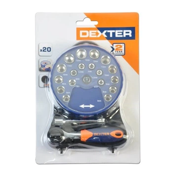 Набор торцевых головок Dexter 20 штук (11960865)